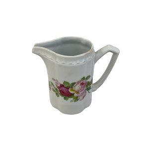 Vintage Rose Pattern Creamer pitcher Hall? 69H